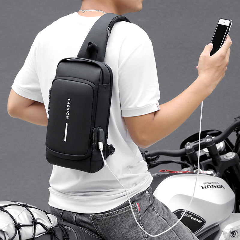 Anti-Theft Crossbody Backpack