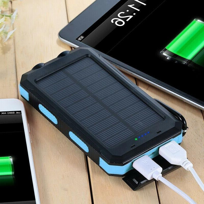 500000mAh Solar Charger Waterproof Power Bank External