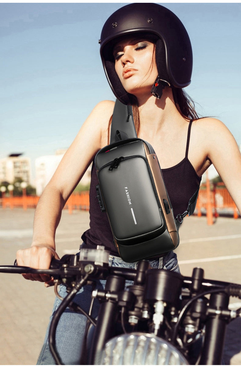 Anti-Theft Crossbody Backpack