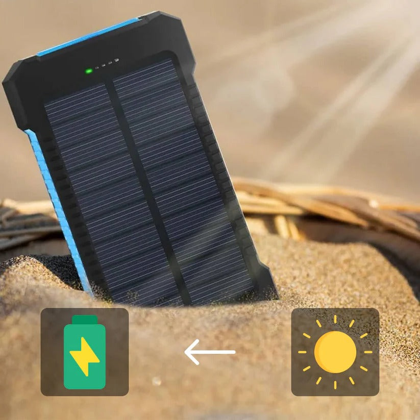 500000mAh Solar Charger Waterproof Power Bank External