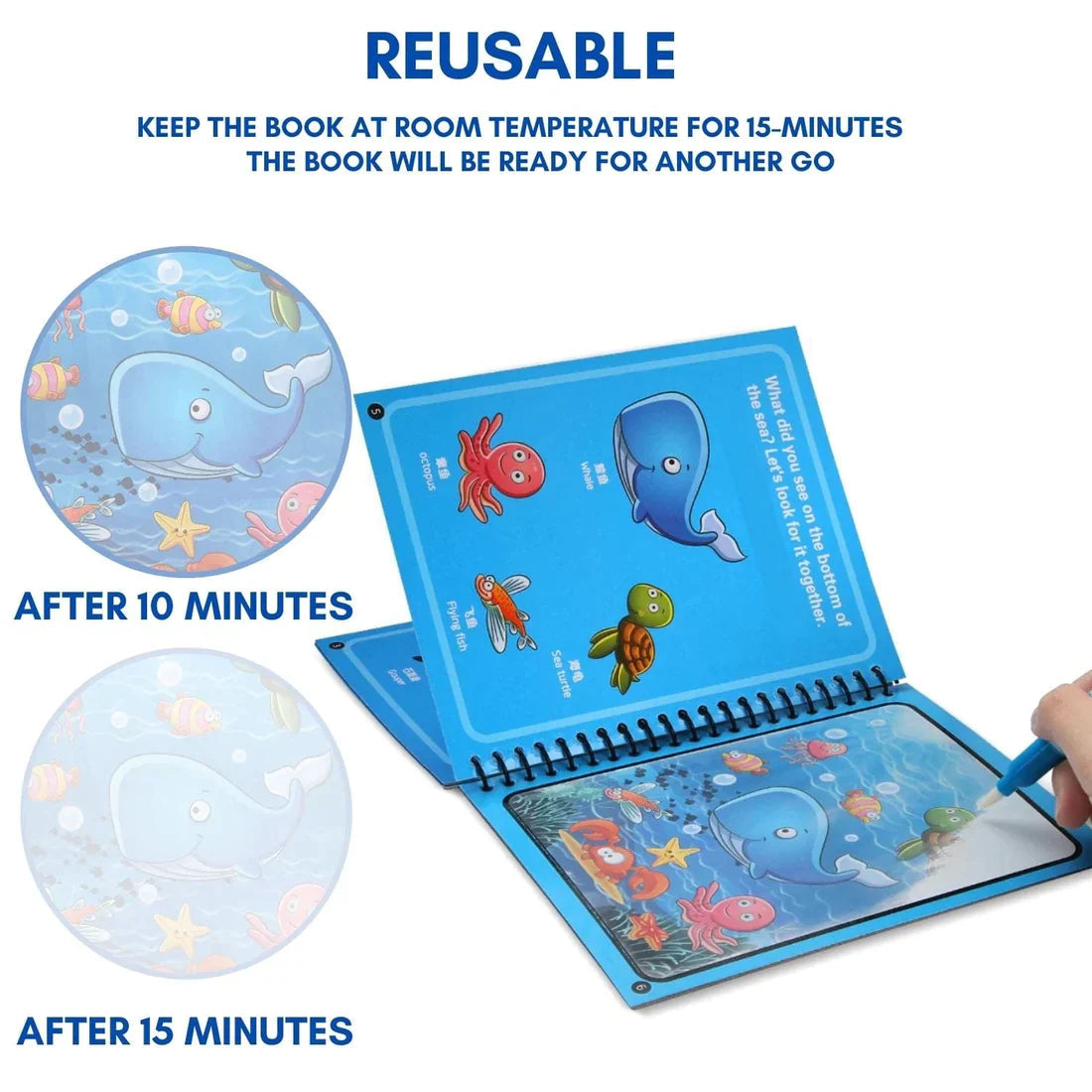 Magic Water Drawing Book