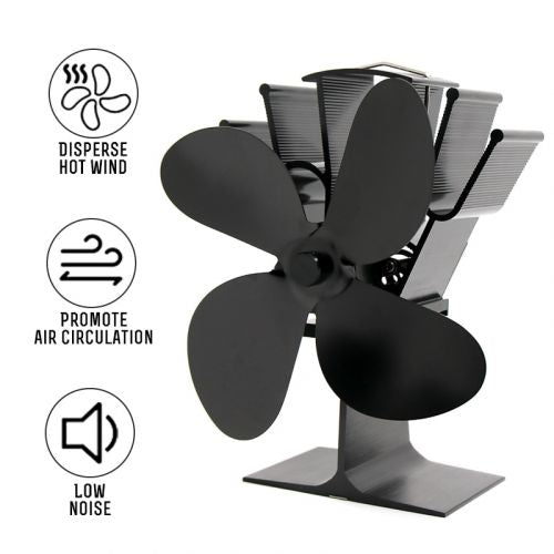 Heat Powered Fireplace Fan - Heat Your Home More Efficiently!