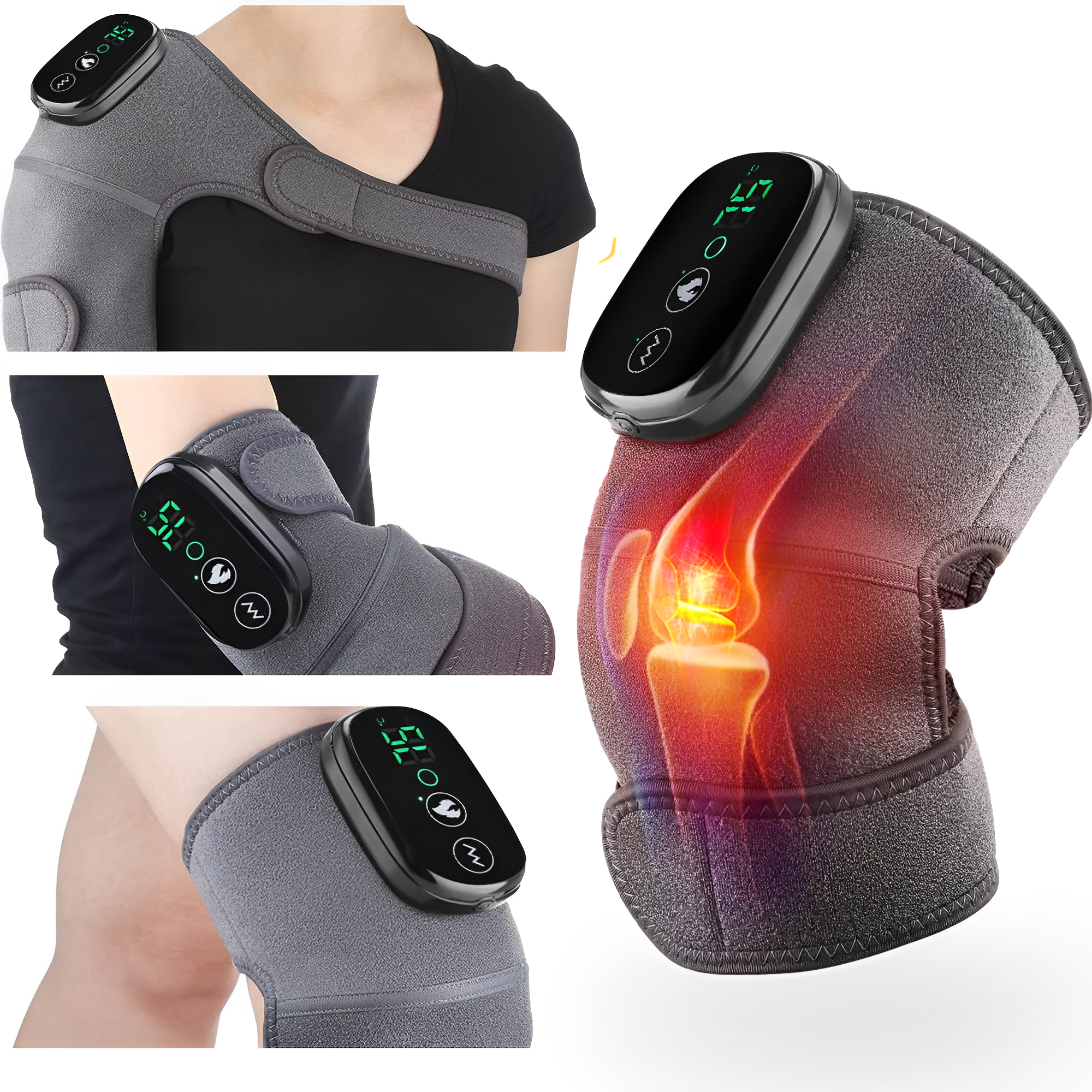 Premium Shoulder Elbow And Knee Massager With Heat