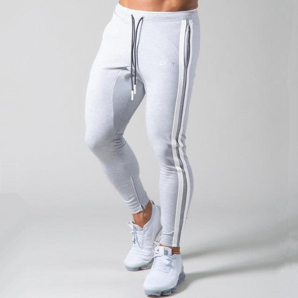 Slim-fit banded joggers