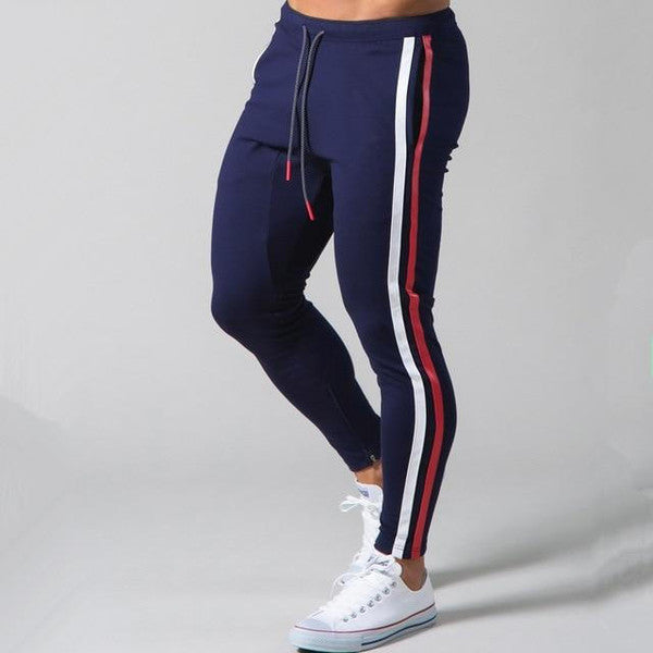 Slim-fit banded joggers