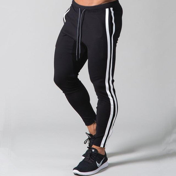 Slim-fit banded joggers