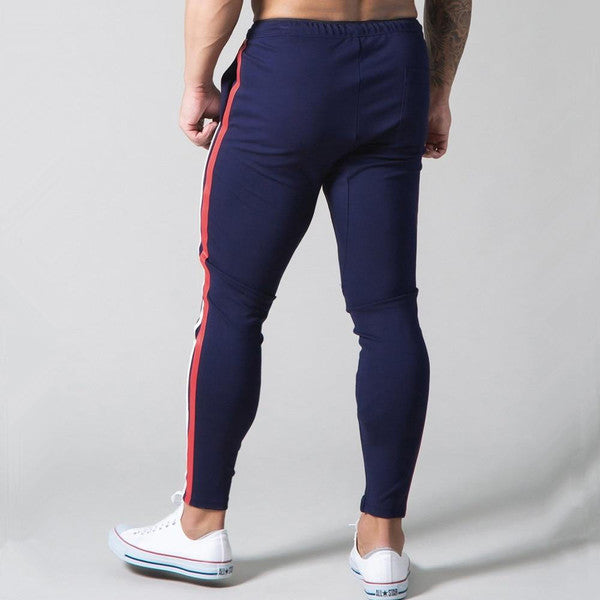 Slim-fit banded joggers