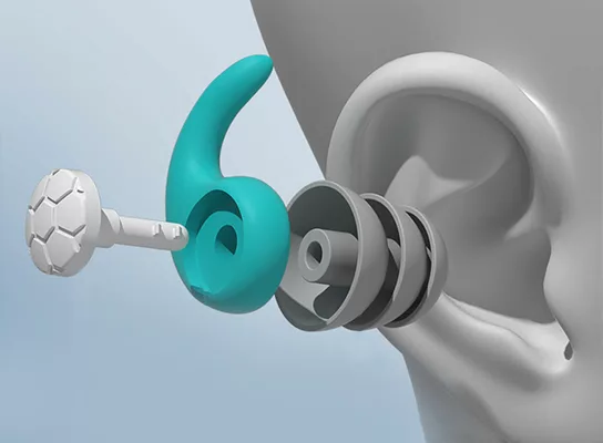 Noise Cancelling Silicone Earplugs for Sleeping