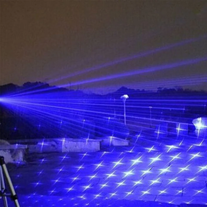 Burning Blue High-Power Tactical Laser Torch- Military Grade Flashlights