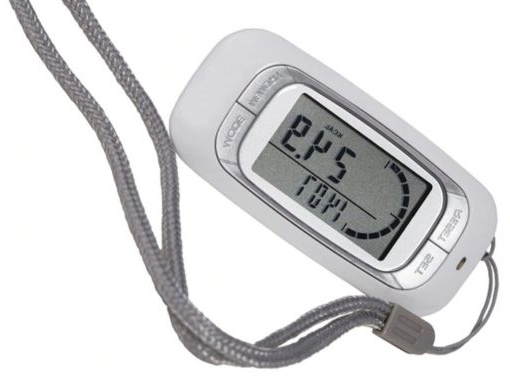 Walking 3D Pedometer with Clip and Strap plus. 30 Days Memory, Accurate Step Counter