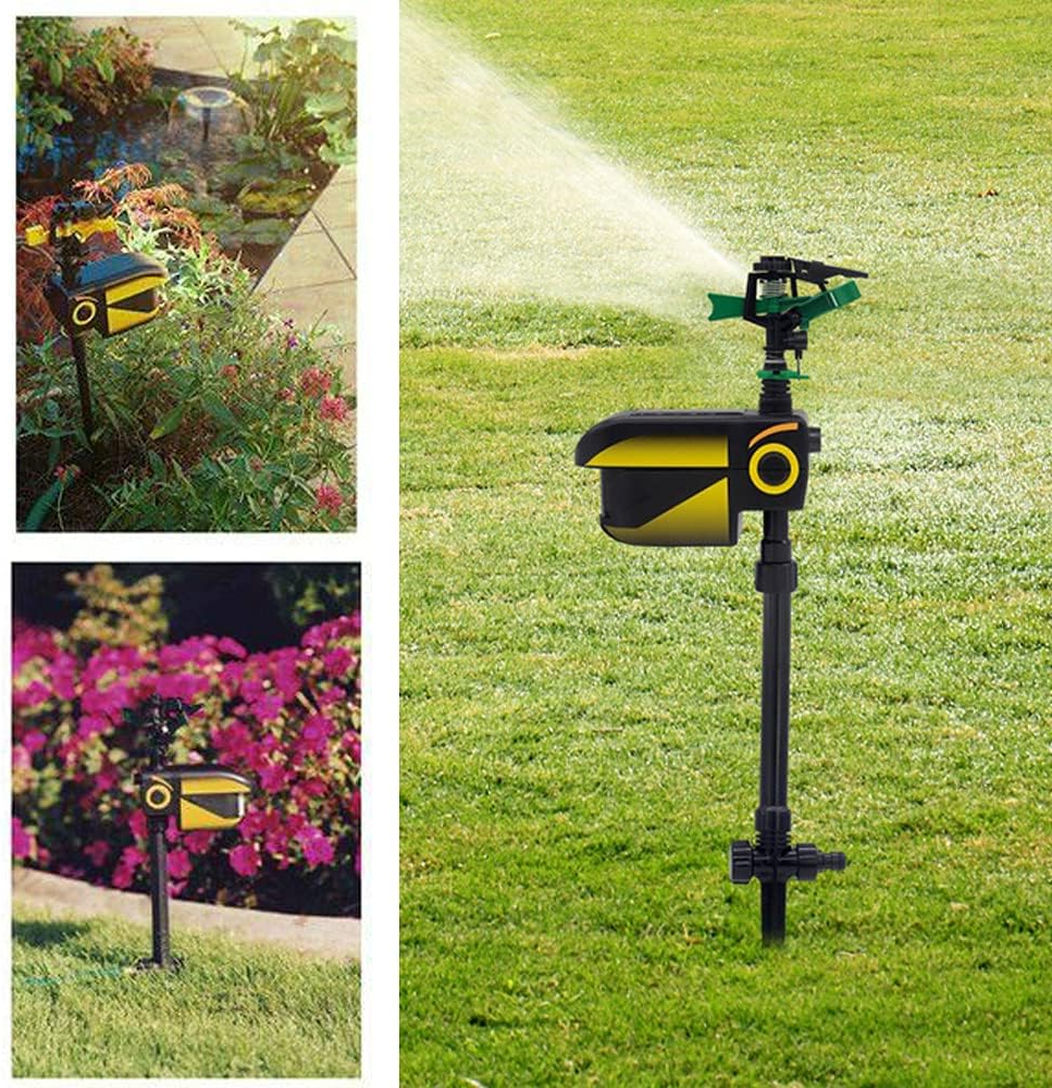 Automatic Motion-Activated Animal Repellent Garden Sprinkler - Animal Sensor Outdoor Lawn Yard Water Sprinkler