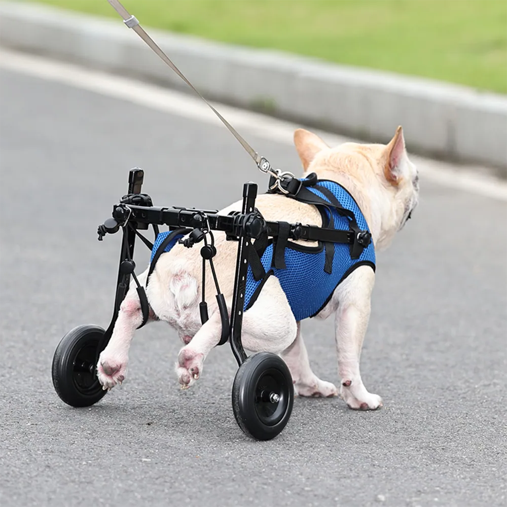 Dog Wheelchair Disability Dog Hind Legs Bracket Cat Dog Injured And Weak Rehabilitation Aid Car Adjustable Pet Walk Booster