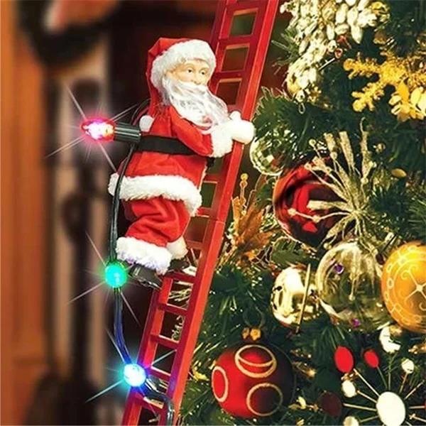 Climbing Santa