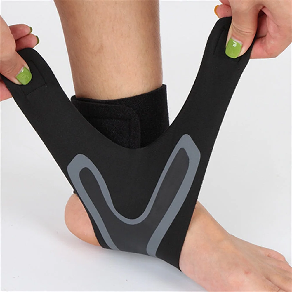 Plantar Ankle X Wrap Brace Support Compression Sleeve