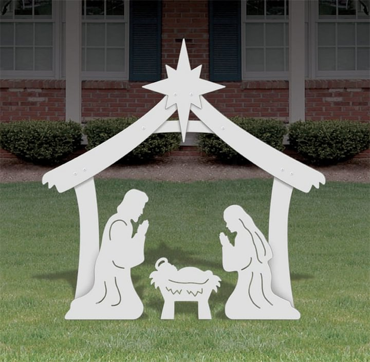 Holy Night Outdoor Christmas Nativity Set