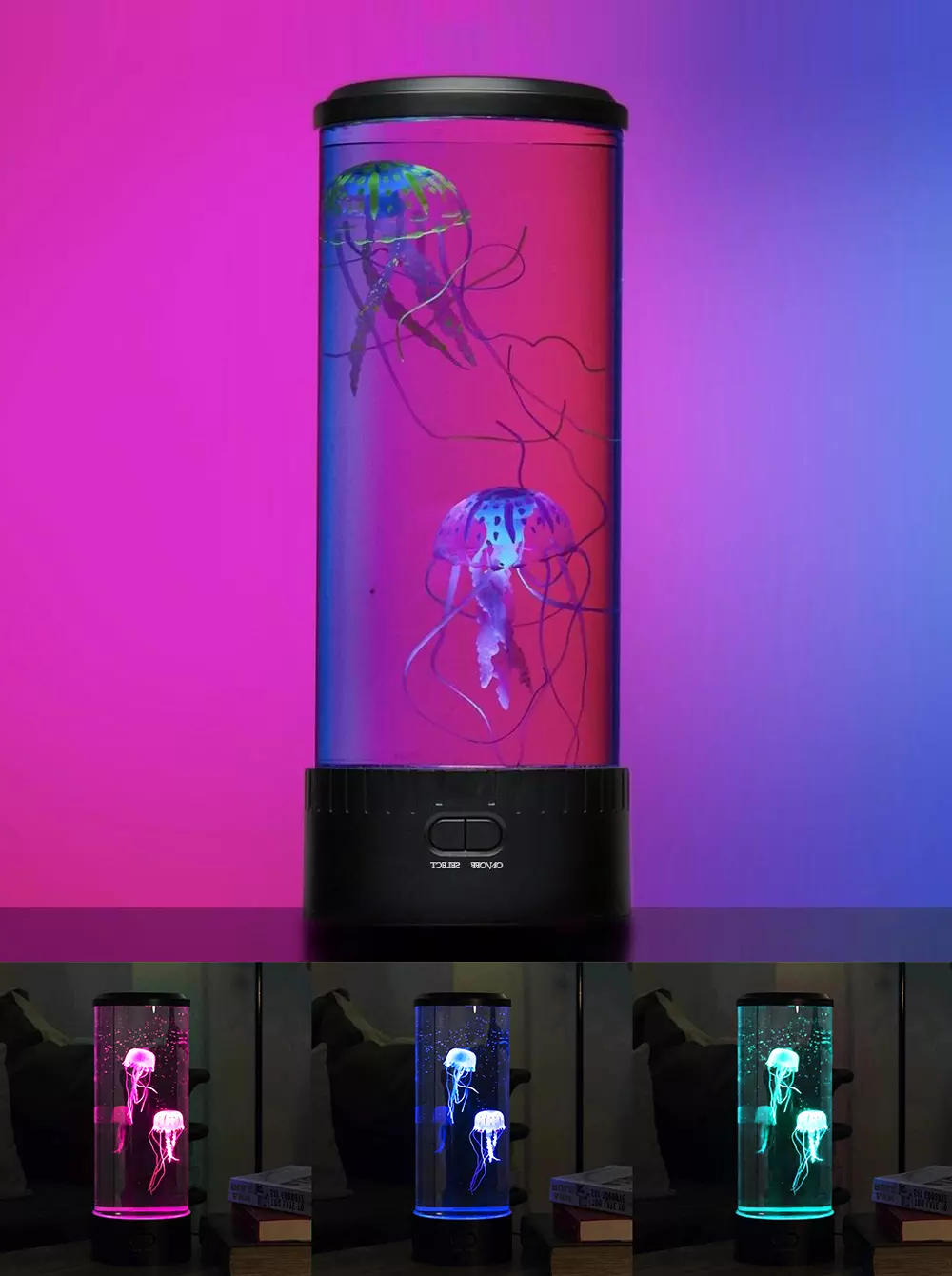 Jellyfish LED Lamp & Aquarium