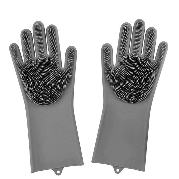 Magic Silicone Dishwashing Gloves - Reusable Cleaning Gloves