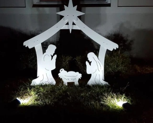 Holy Night Outdoor Christmas Nativity Set