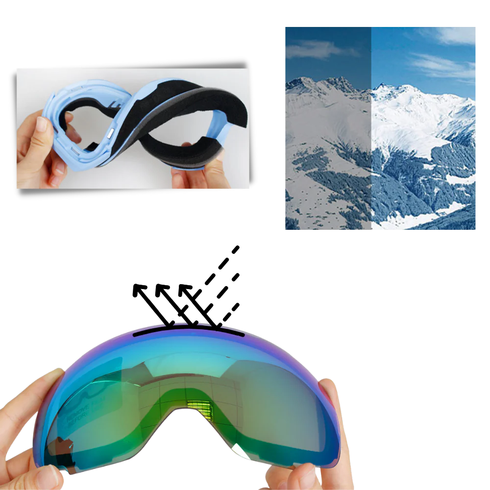 Snow Goggles with Lens Bundle