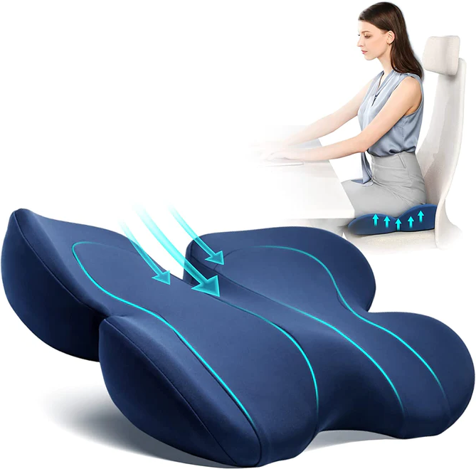 Seat Cushion for Tailbone Pain and Pressure Relief