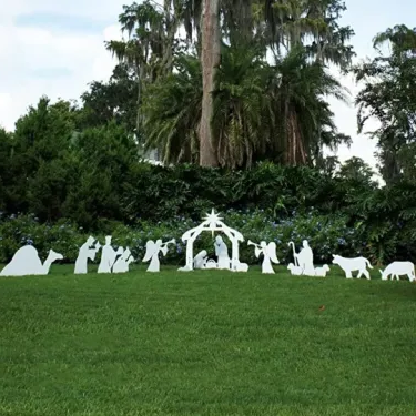 Holy Night Outdoor Christmas Nativity Set