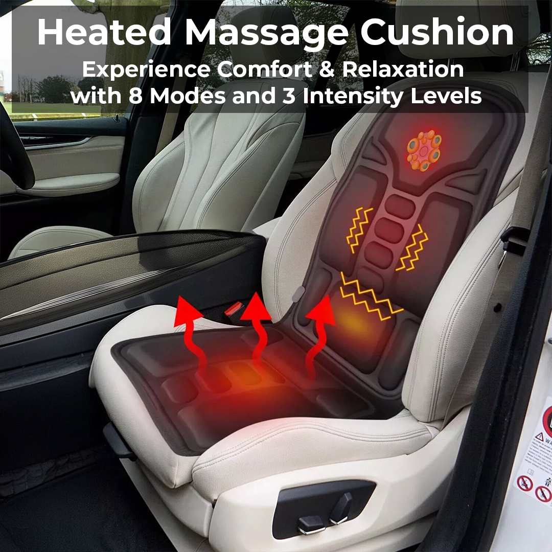 Heated Massage Cushion Pad for Chair & Car