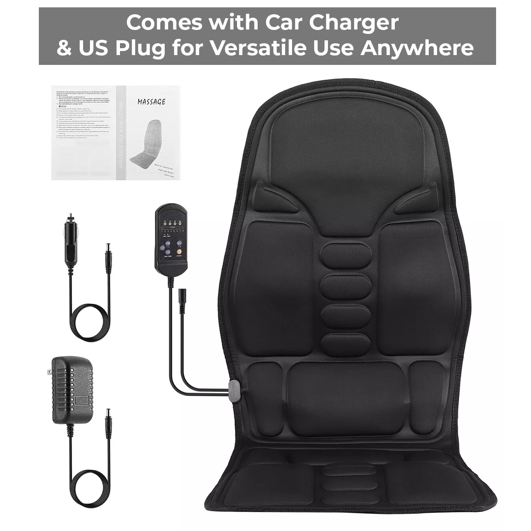 Heated Massage Cushion Pad for Chair & Car