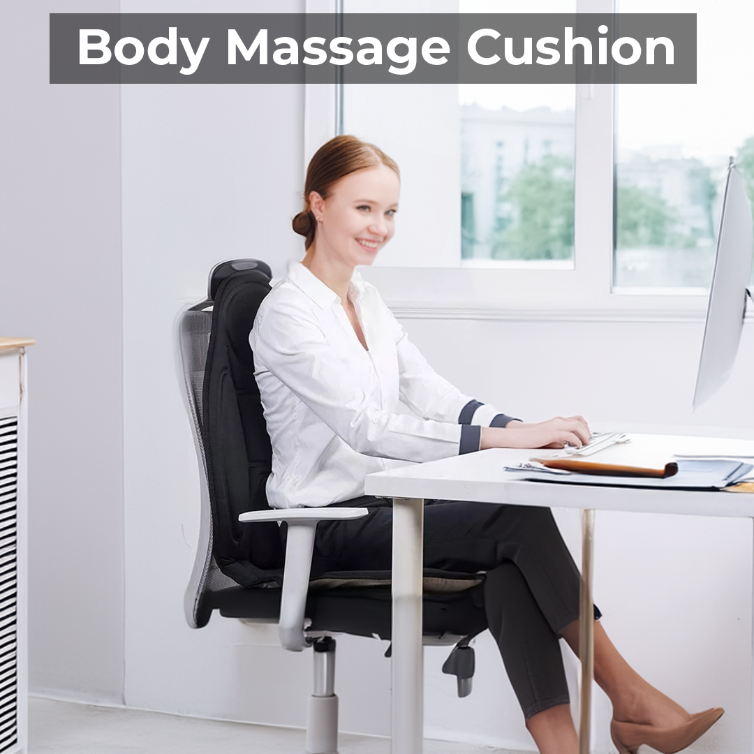 Heated Massage Cushion Pad for Chair & Car