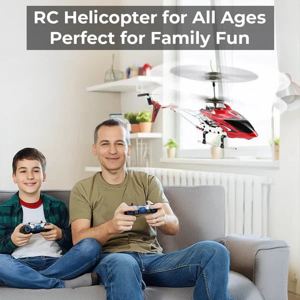 Crimson Unbreakable Mini RC Helicopter with Gyro