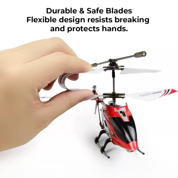 Crimson Unbreakable Mini RC Helicopter with Gyro