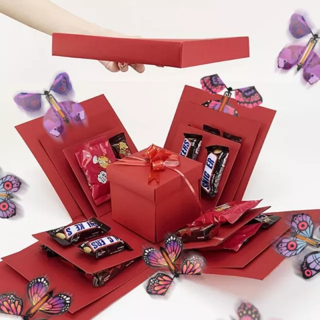 DIY Valentine's Day Magic Butterfly Photo Surprise Gift