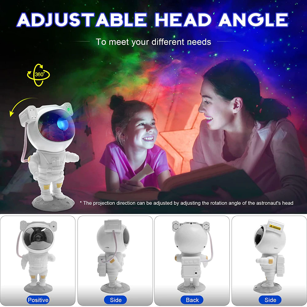 Astronaut Projector Galaxy Starry Sky Night Light