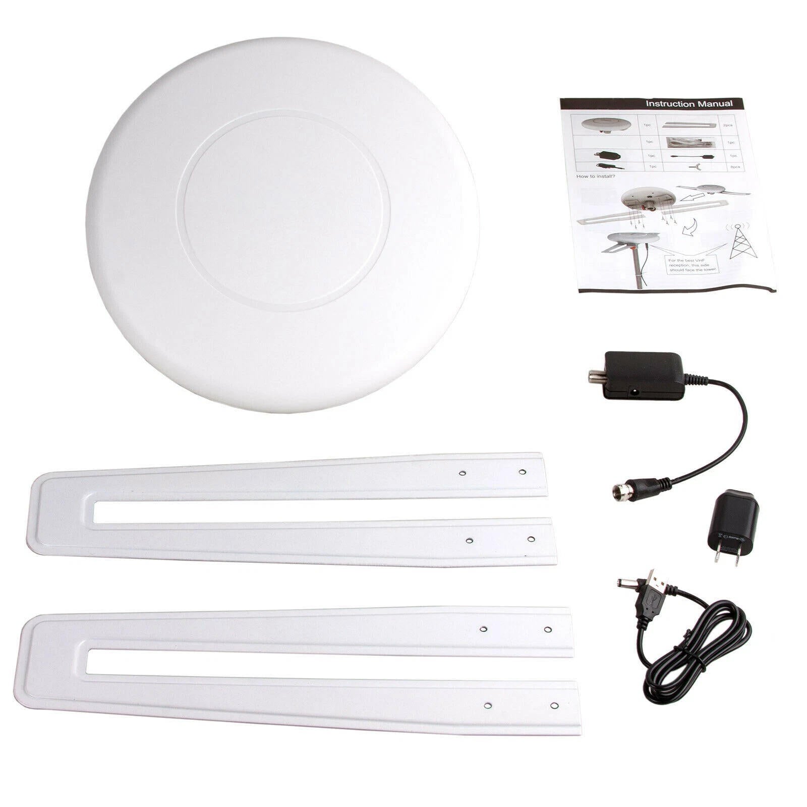Extended Range 2025 Digital Omni Directional HDTV Antenna Free HDTV Channels