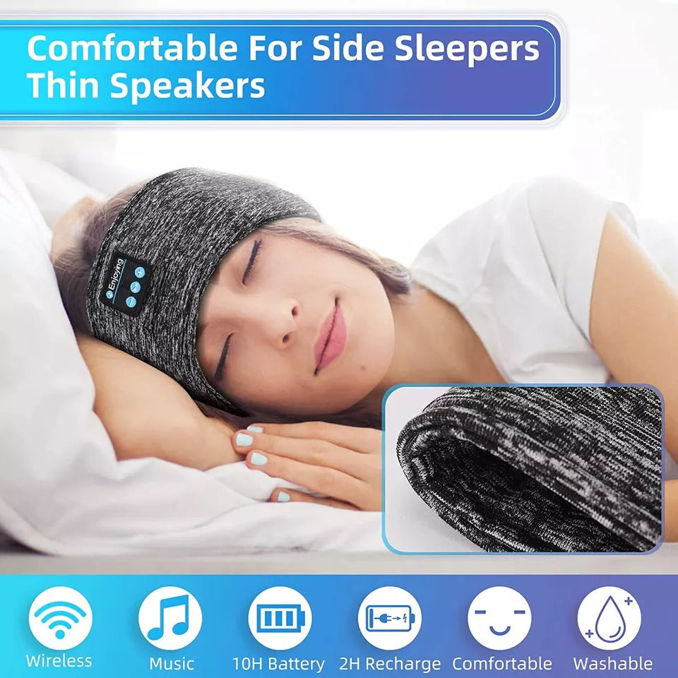 2-in-1 Wireless Sleeping Headphones, Sports Headband, for Sleeping, Workout, Jogging, Insomnia