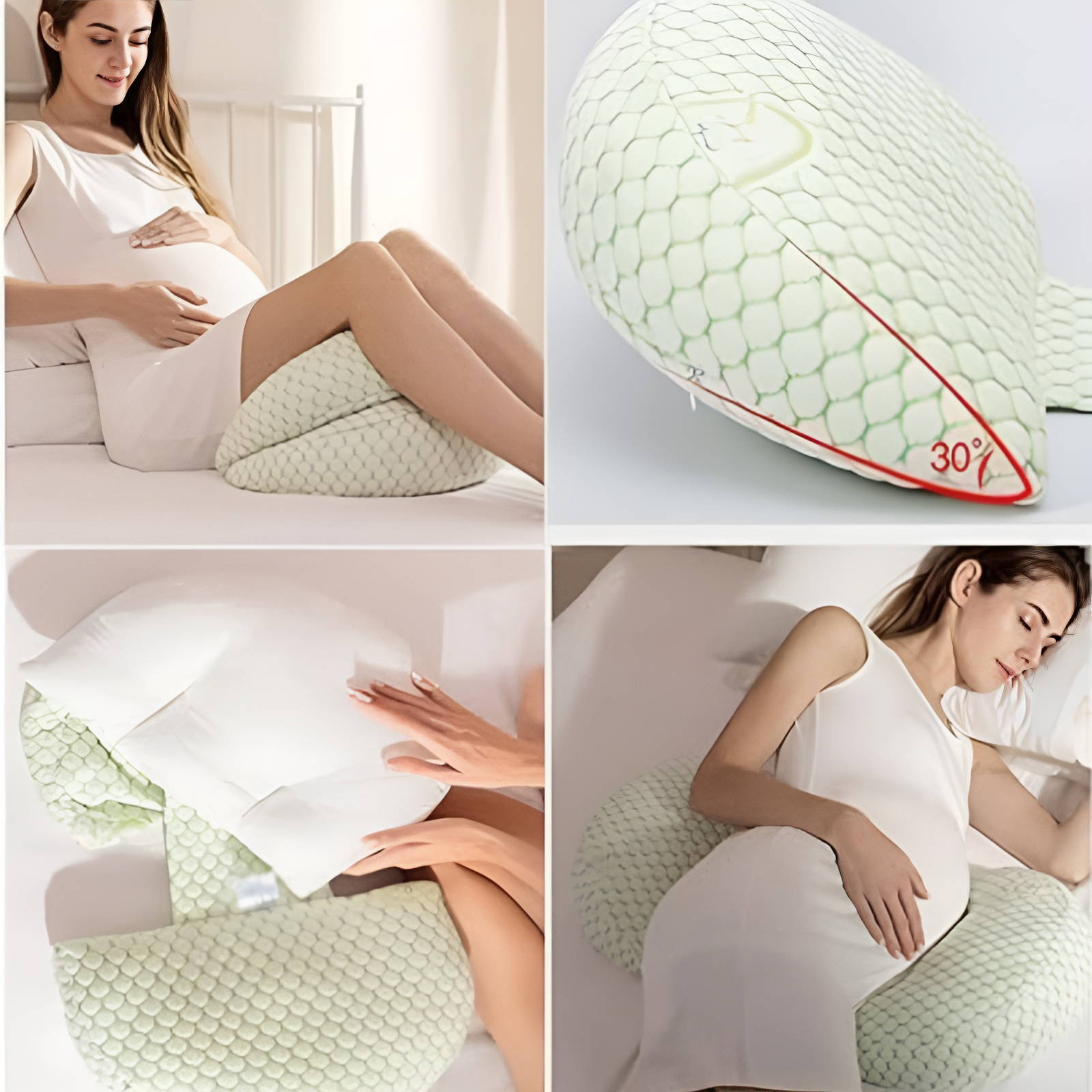 Three in One Side Sleeper Pregnancy Pillow