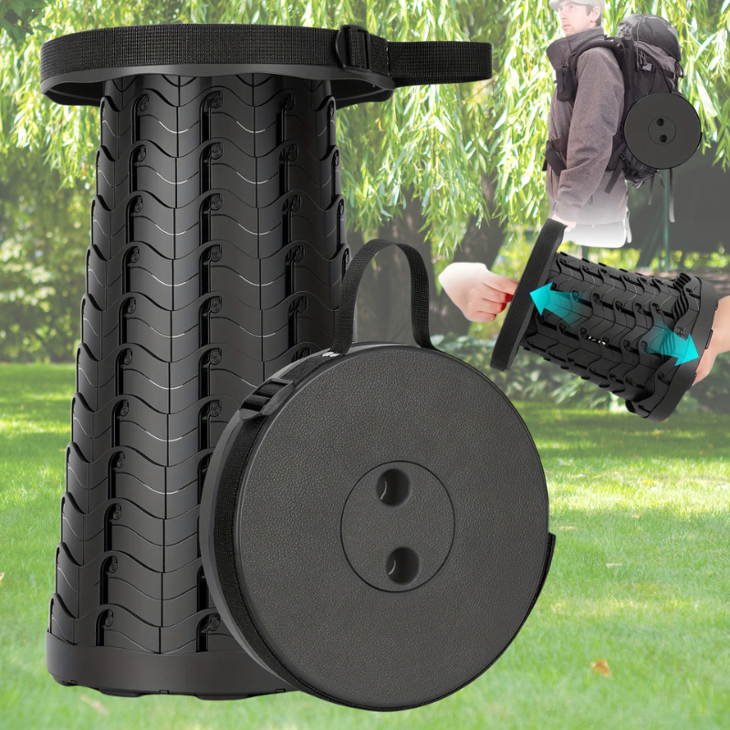 Collapsible Folding Telescopic Stool