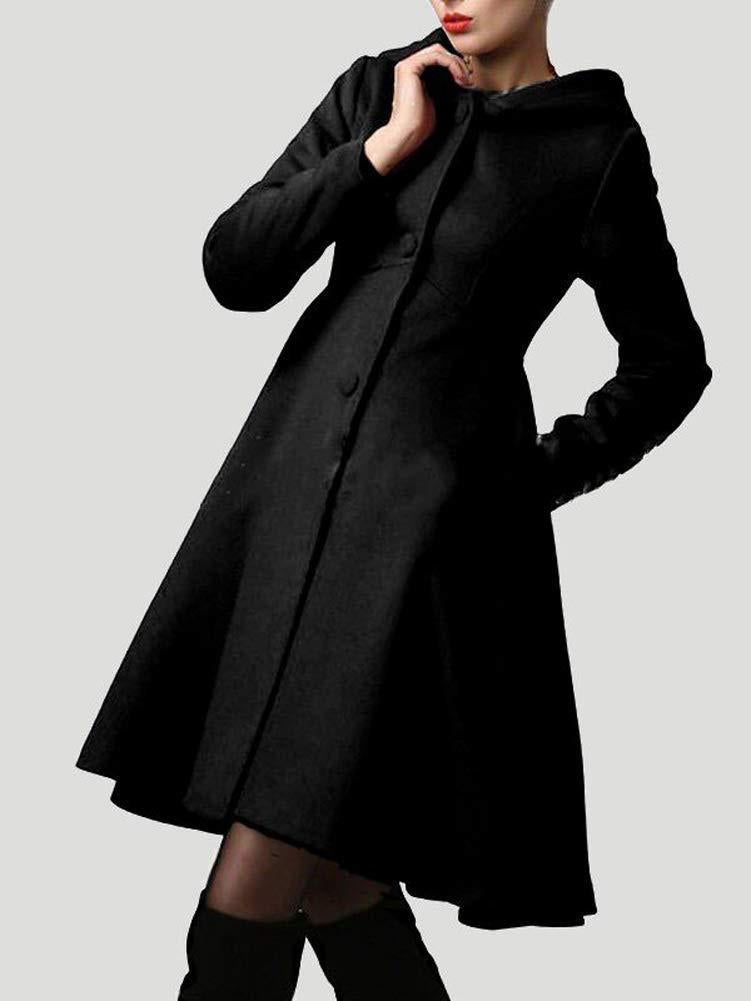 Plain Coat with Simple Button