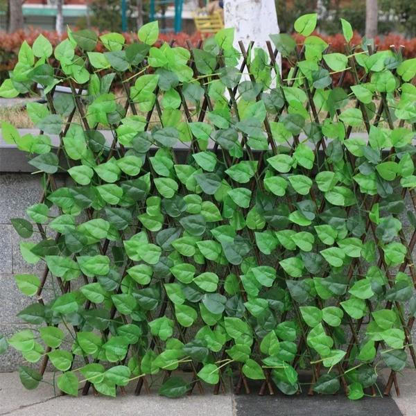 Retractable Artificial Garden Plant Fence