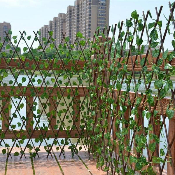 Retractable Artificial Garden Plant Fence