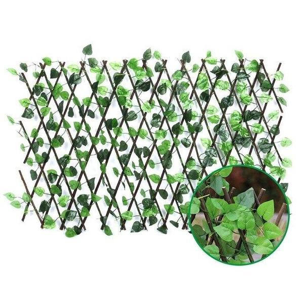 Retractable Artificial Garden Plant Fence