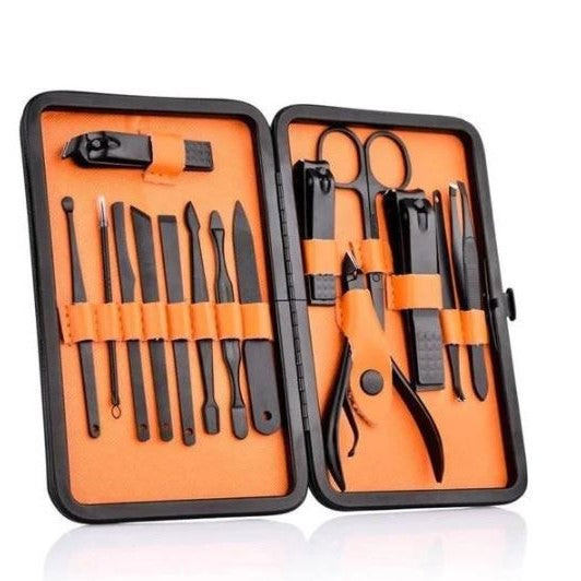 15 Piece Professional Manicure Set With Travel Case