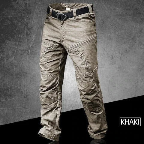 Outdoor Tactical Waterproof Pants Army Fan Multi-Pocket Combat Pants Ripstop Water Resistant Quick Dry Hiking Pants Cargo Pants