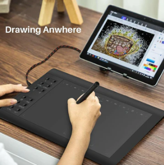 Graphic Tablet Drawing Pad Digital Pen