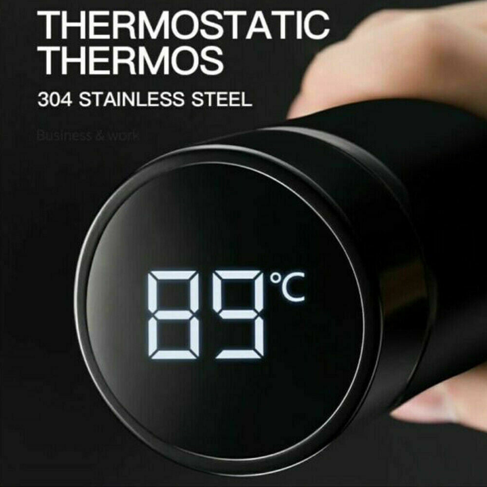 LED Temperature Display Thermos Bottle