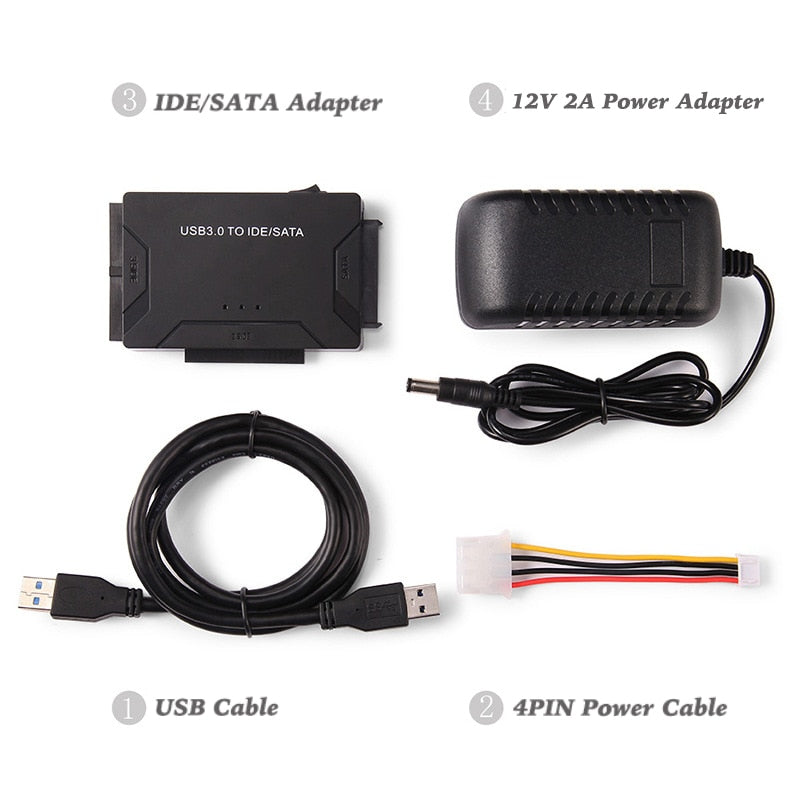 USB 3.0 to IDE/SATA Hard Drive Adapter