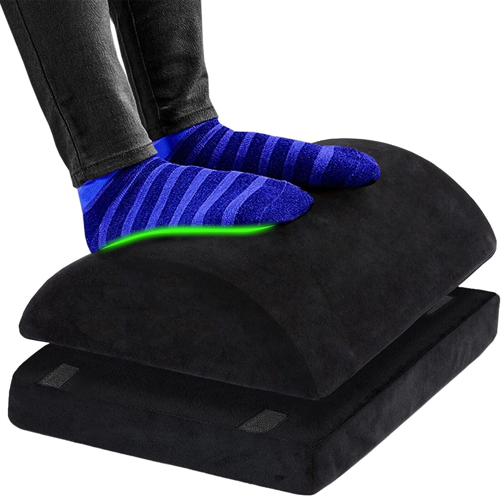 Curved Ergonomic Under Desk Home Office Foot Rest – Verniershop