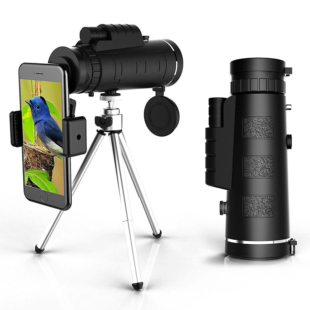 Starscope HD Monocular - High Power Monocular With Smartphone Holder & Tripod – Waterproof Monocular Telescope
