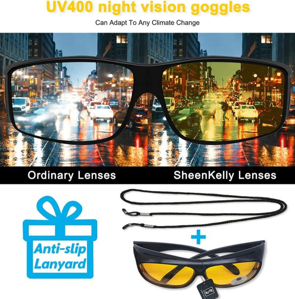 Night Vision HD Anti Glare Glasses