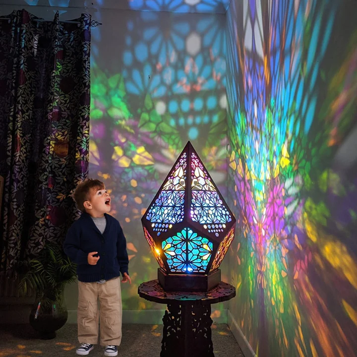 Bohemian Projection Lamp Colorful Night Light – Verniershop