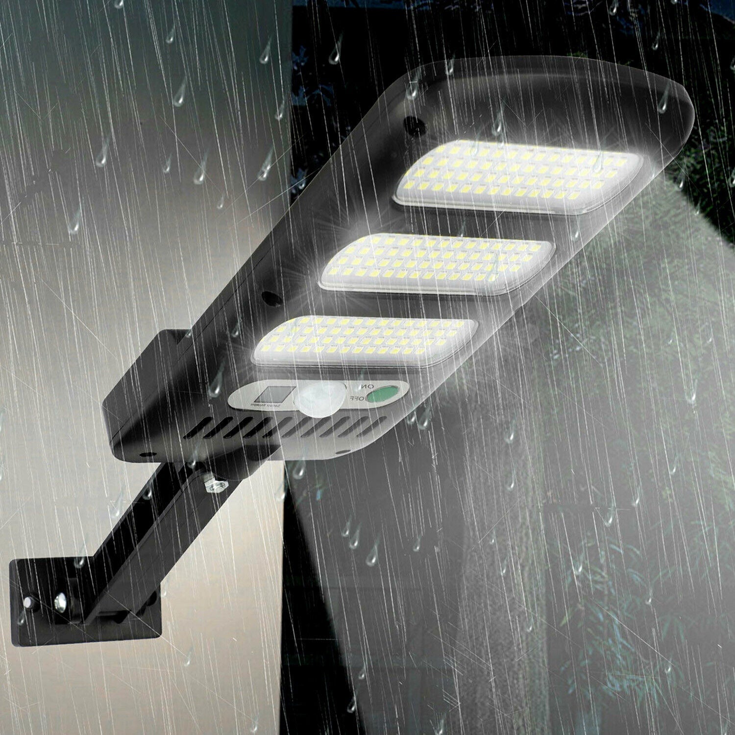 Powerful Waterproof Outdoor Solar Powered Driveway Street Light